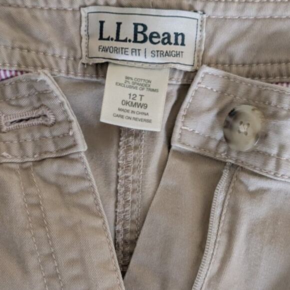 L.L.Bean Womens 12T Cargo Pants Granola Girl Outdoorsy Naturecore Gorpcore Cabin - Picture 4 of 7